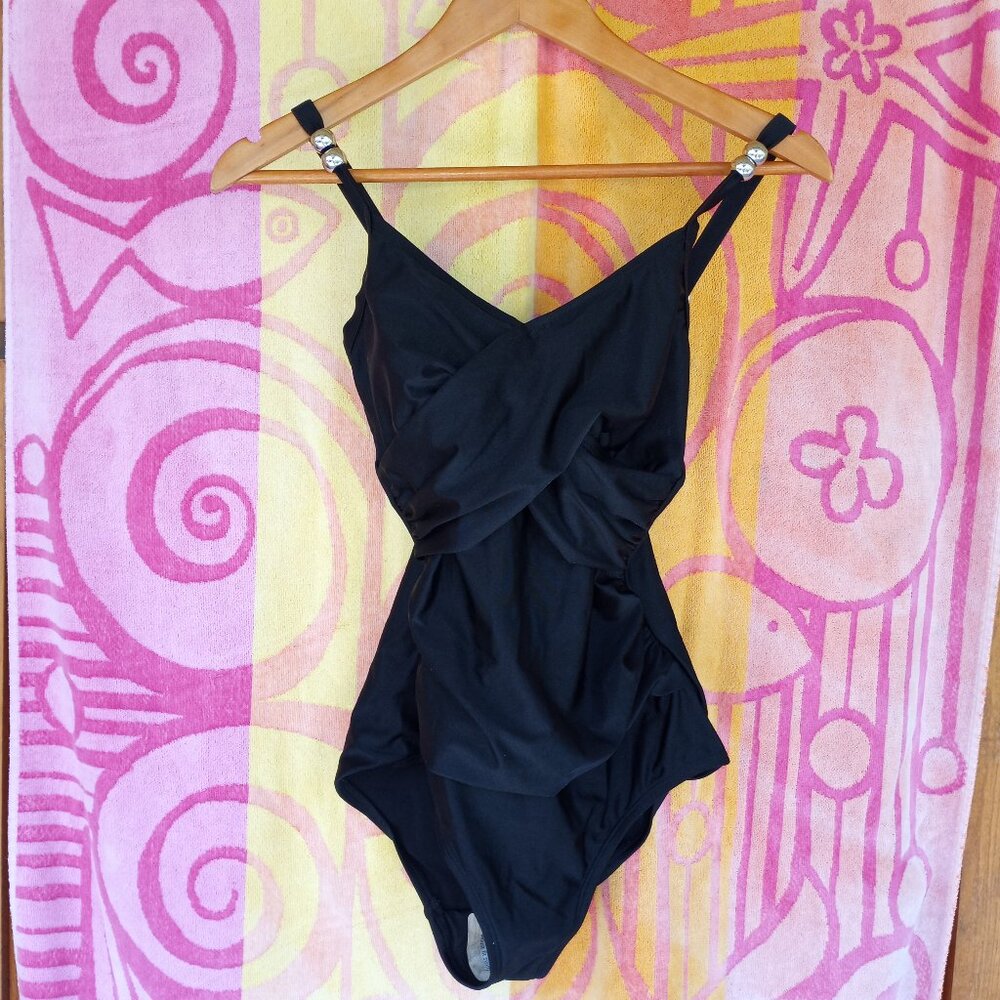 beautiful black swimsuit